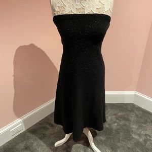 Donna Karan knit strapless dress